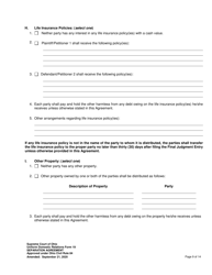 Uniform Domestic Relations Form 19 Separation Agreement - Ohio, Page 9