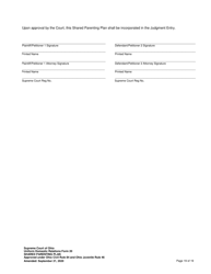 Uniform Domestic Relations Form 20 Shared Parenting Plan - Ohio, Page 19