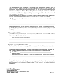 Uniform Domestic Relations Form 20 Shared Parenting Plan - Ohio, Page 4