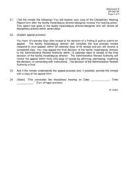 Form OP-060125 Attachment B Disciplinary Hearing Guide - Oklahoma, Page 3