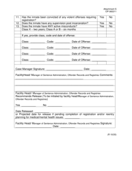 Form OP-060211 Attachment S Restoration of Earned Credit Checklist - Oklahoma, Page 2