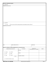 AETC Form 141 Record of Commander&#039;s Review Action (Ift/Rft), Page 2