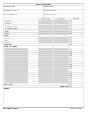 AETC Form 129 Initial Flight Training Invoices, Page 3