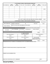 AETC Form 92 Aerospace Vehicle Condition Inspection Report, Page 3