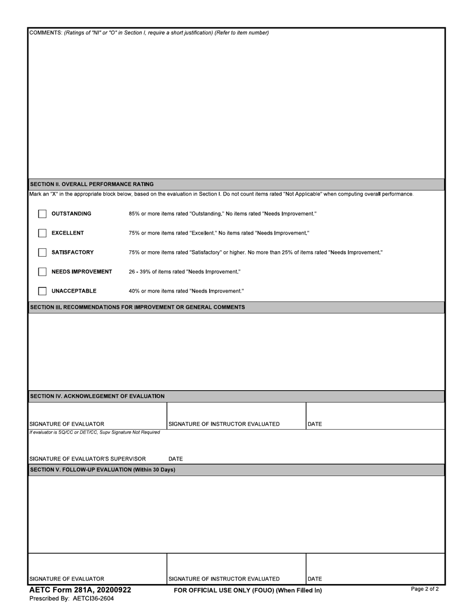 Aetc Form 281a Fill Out Sign Online And Download Fillable Pdf Templateroller 1672