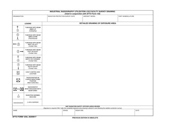 Document preview: AFTO Form 125A Industrial Radiography Utilization Log Facility Survey Drawing