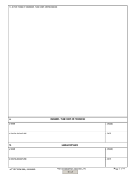 AFTO Form 229 Engineering Installation Assistance Request, Page 2