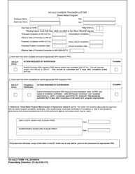 Document preview: OC-ALC Form 119 Oc-Alc Career Tracker Letter Sheet Metal Program