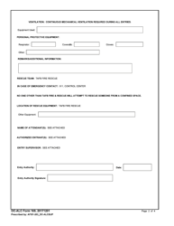 OC-ALC Form 169 Field Entry Permit, Page 2
