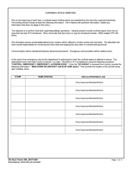 OC-ALC Form 169 Field Entry Permit, Page 4