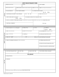 Document preview: OO-ALC Form 211 Depot Micap Request Form