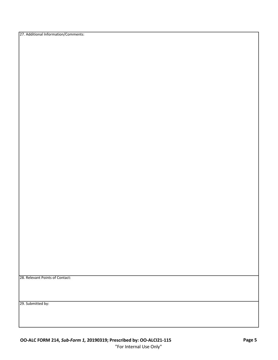 OO-ALC Form 214 Opportunity Review Board (Orb) Questionnaire, Page 6