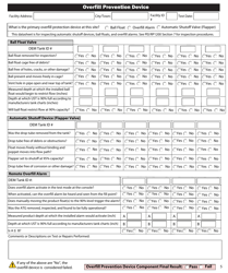 Standardized Annual Testing Form for Ust Systems - Rhode Island, Page 5
