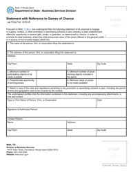 Form 660 Statement With Reference to Games of Chance - Rhode Island, Page 2