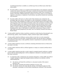 Standards of Conduct for Notaries Public in the State of Rhode Island and Providence Plantations - Rhode Island, Page 8