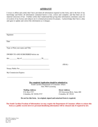SCDCA Form PEO-05 Professional Employer Organization Continuing Education Compliance - South Carolina, Page 2