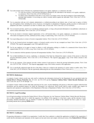Vehicle Information Request and Certification (Large Volume) - Tennessee, Page 2