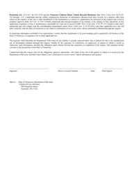 Vehicle Information Request and Certification (Large Volume) - Tennessee, Page 3