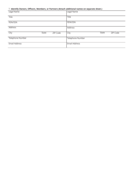 Form PET367 (RV-R0008201) Application and Permit for Production of Fuel Alcohol - Tennessee, Page 2