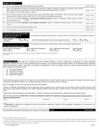 Form VL-021BSC Application for License/Permit - Vermont (Bosnian), Page 2