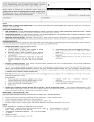 Form VL-021BSC Application for License/Permit - Vermont (Bosnian), Page 3