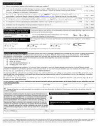 Form VL-021FR Application for License/Permit - Vermont (French), Page 2