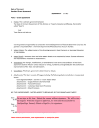 State of Vermont Grant Agreement Application - Vermont, Page 3