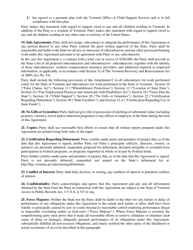 State of Vermont Grant Agreement Application - Vermont, Page 7