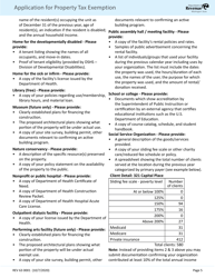 Form REV63 0001 Application for Property Tax Exemption - Washington, Page 5