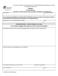 DSHS Form 03-387 Dshs Notice of Privacy Practices for Client Medical Information - Washington (English/Albanian), Page 3