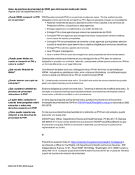 DSHS Formulario 03-387 Aviso De Practicas De Privacidad De Dshs Para Informacion Medica De Clients - Washington (Spanish), Page 2