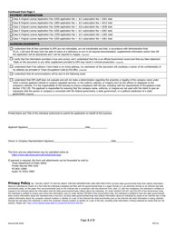 Form PSP-01 Original Company License Application - Texas, Page 3