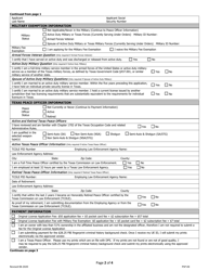 Form PSP-04 Original Owner Application - Texas, Page 2