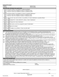 Form PSP-04 Original Owner Application - Texas, Page 3