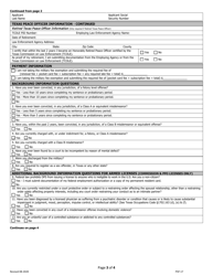 Form PSP-17 Individual License Renewal Application - Texas, Page 3