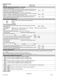 Form PSP-60 Individual Online Application Supplement - Texas, Page 2