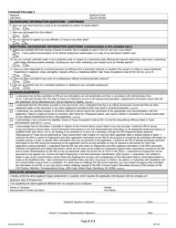 Form PSP-60 Individual Online Application Supplement - Texas, Page 3