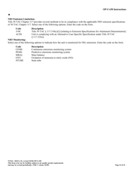 Form OP-UA50 (TCEQ-10223) Fluid Catalytic Cracking Unit Catalyst Regenerator/Fuel Gas Combustion Device/Claus Sulfur Recovery Plant Attributes - Texas, Page 23