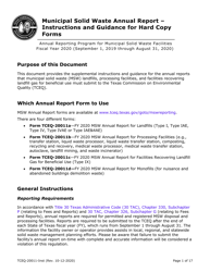 Instructions for Form TCEQ-20011A, TCEQ-20011B, TCEQ-20011C, TCEQ-20011D - Texas