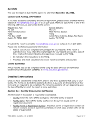 Instructions for Form TCEQ-20011A, TCEQ-20011B, TCEQ-20011C, TCEQ-20011D - Texas, Page 2