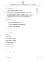 Txmas Offer Packet Application Checklist - Texas, Page 3