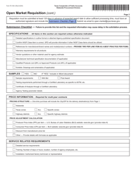 Form 76-146 Open Market Requisition - Texas, Page 3