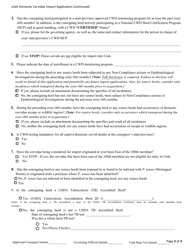 Utah Domesticated Cervidae Import Application - Utah, Page 2