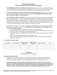Instructions for Virginia Annual Certification Report and Sharing Agreement - Virginia, Page 5