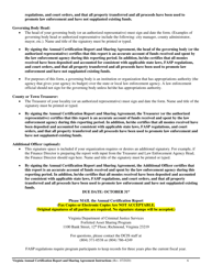 Instructions for Virginia Annual Certification Report and Sharing Agreement - Virginia, Page 6