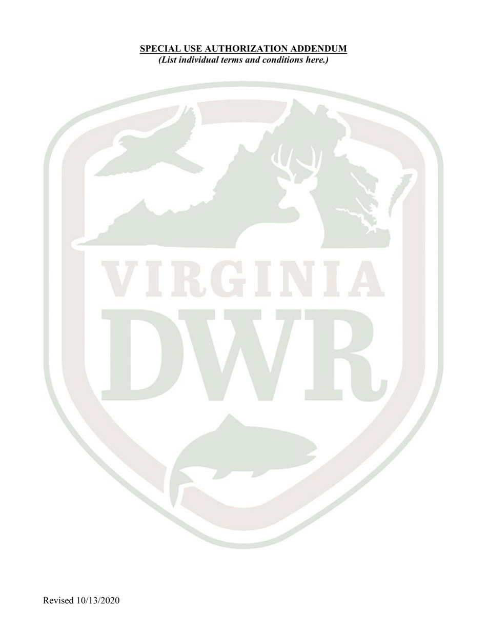 Special Use Authorization - Virginia, Page 5