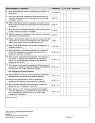 Form 6954 Tuning Fork Laboratory Inspection Checklist - Virginia, Page 2