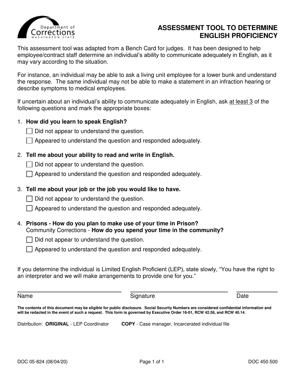 Form Doc05 824 Fill Out Sign Online And Download Printable Pdf Washington Templateroller 2437