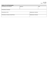 Form 1054 Community Living Options - Texas, Page 5