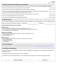Form 3015 Application for a Child Care Administrator License or a Child-Placing Agency Administrator License - Texas, Page 3